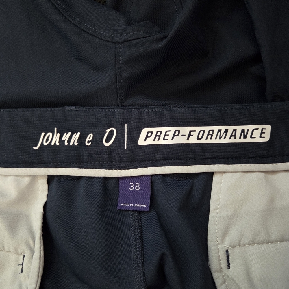 JOHNNIE-O Prep- Formance Shorts High Tide Navy Size 38 - Picture 4 of 4